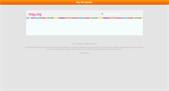 Desktop Screenshot of msg.org